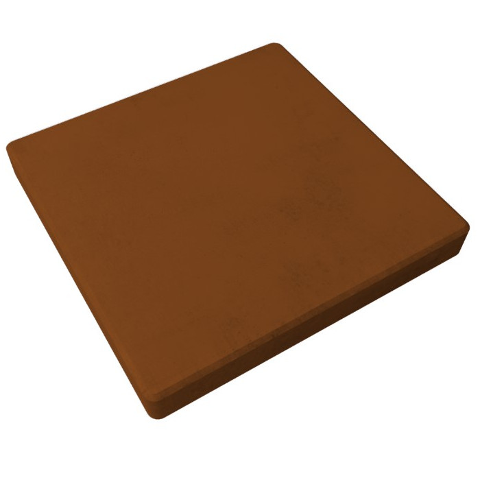 Квадратная тротуарная плитка 400х400х40 Коричневый